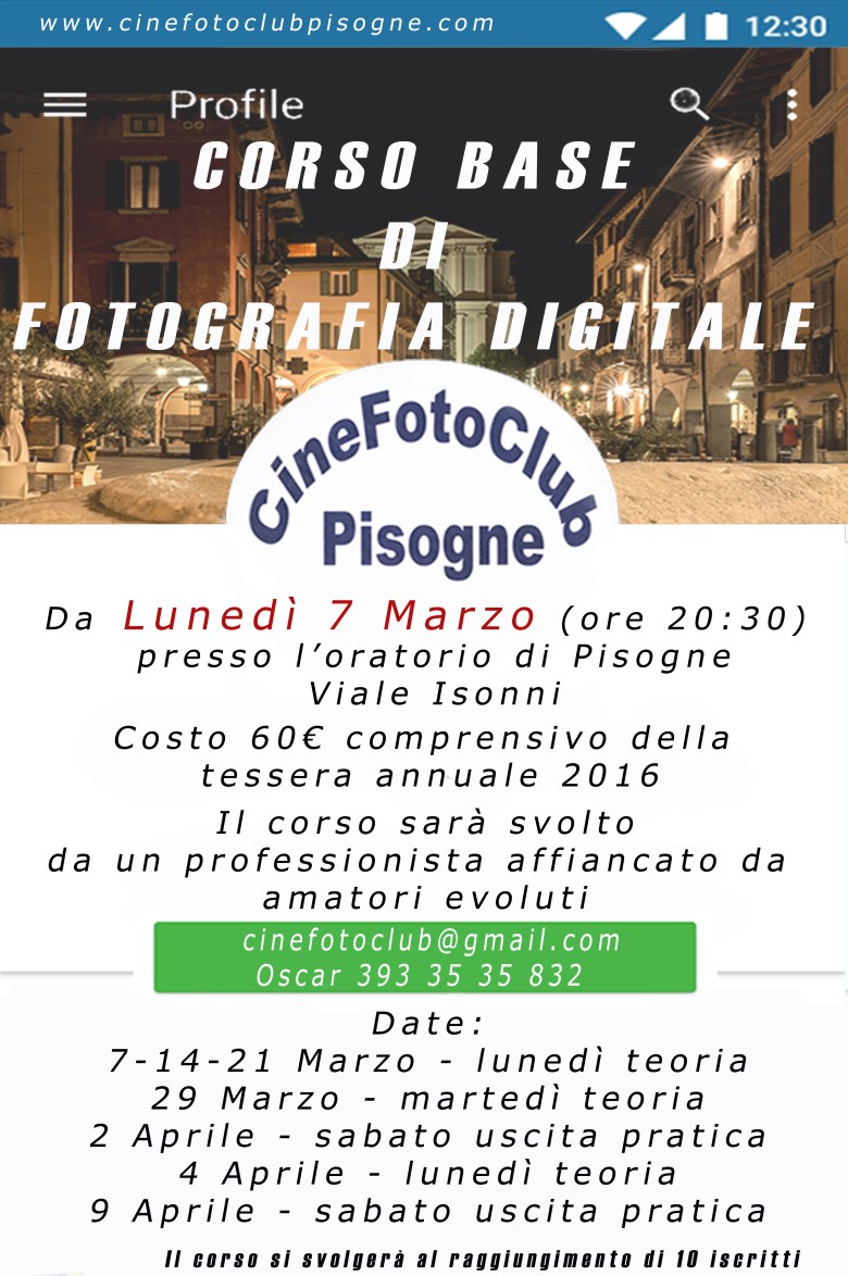 Corso base 2016 primavera